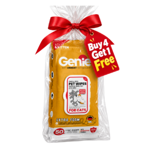 Buy 4 Genie Wipes For Cats Get 1 Free