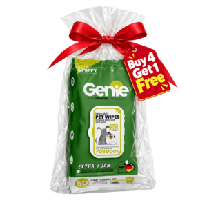 Buy 4 Genie Wipes For Dogs Get 1 Free